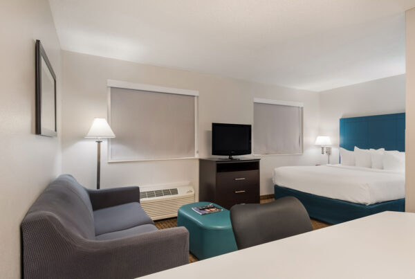 hotel living area