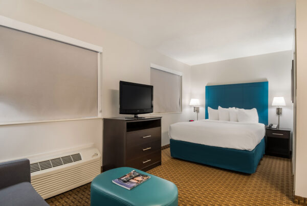 hotel living area