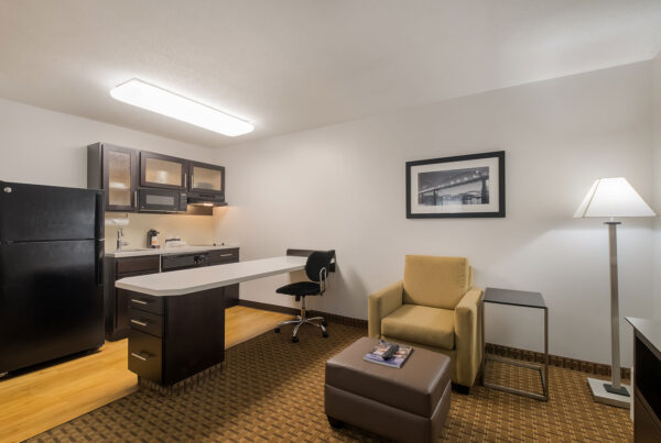 Corporate housing Chattanooga kitchen